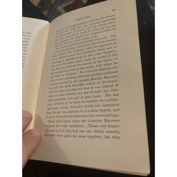 F. Marion Crawford  TAQUISARA  1896 Volume I Macmillan, NY B173 - Picture 9 of 16